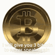 Bitcoin Shut Up GIF - Bitcoin Shut Up Speak GIFs
