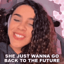 She Just Wanna Go Back To Future Fluctra GIF - She Just Wanna Go Back To Future Fluctra She Likes To Go Back To Future GIFs