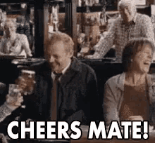 Cheers Mate GIF - Cheers Cheers Mate Drinking GIFs