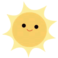 Sun Smile Sticker - Sun Smile Stickers