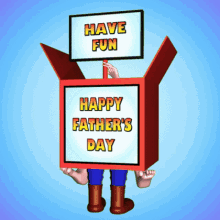 Happy Fathers Day 3d Gifs Artist GIF - Happy Fathers Day Fathers Day 3d Gifs Artist GIFs