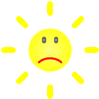 Sun Sad Sun Light Sticker - Sun Sad Sun Light Sun Stickers