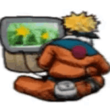 naruto playing video games busy playing