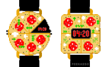 Pizza Watch Time Sticker - Pizza Watch Time 420 Stickers