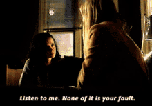Jessica Jones Listen To Me GIF - Jessica Jones Listen To Me None Of It Is Your Fault GIFs