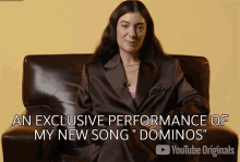 An Exclusive Performance Of My New Song Dominos Lorde GIF - An Exclusive Performance Of My New Song Dominos Lorde Released GIFs