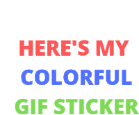 Colorful Text Sticker - Colorful Text Animation Stickers