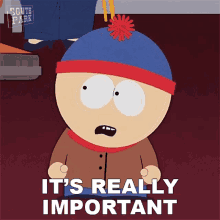 Its Really Important Stan Marsh GIF - Its Really Important Stan Marsh South Park GIFs