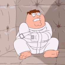 gioated family guy peter griffin crazy straightjacket