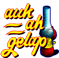 Dead Lantern With Text Ugh Nevermind In Indonesian Slang Sticker - Gaul Jadul Auk Ah Gelap Lamp Stickers