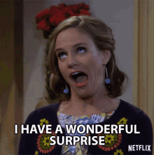 I Have A Wonderful Surprise Surprise GIF - I Have A Wonderful Surprise Surprise I Have Something For You GIFs