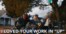 I Love Your Work In Up Up Movie GIF - I Love Your Work In Up Up Movie Carl Fredricksen GIFs