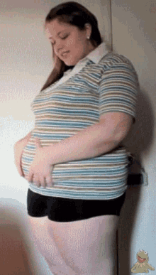 Fat Woman Big Belly GIF - Fat Woman Big Belly Fat GIFs