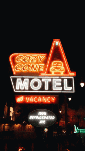 Cozy Cone Motel GIF - Motel Cozy Cone Motel Disneyland GIFs
