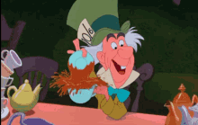 Alice In Wonderland Mad Hatter GIF - Alice In Wonderland Mad Hatter Tea Party GIFs