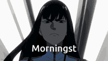 Morning Morningst GIF - Morning Morningst Satsuki Kiryuin GIFs