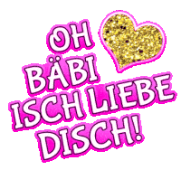 Bäbi Isch Liebe Disch Sticker - Bäbi Isch Liebe Disch Laura Stickers