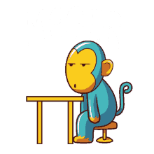 tired monkey