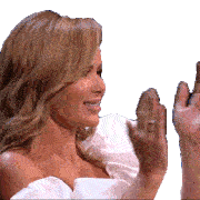 Clapping Hands Amanda Holden Sticker - Clapping Hands Amanda Holden Britains Got Talent Stickers