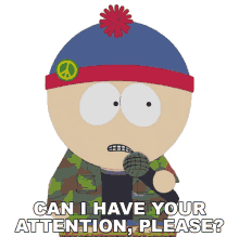 can i have your attention please stan marsh south park season9ep2 s9e2