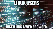 How Linux Users Install A Web Browser GIF - How Linux Users Install A Web Browser Linux Linux Users GIFs