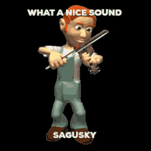 What A Nice Sound Sagusky GIF - What A Nice Sound Sagusky Violin GIFs