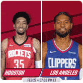 Houston Rockets Vs. Los Angeles Clippers Pre Game GIF - Nba Basketball Nba 2021 GIFs