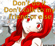 Fairy Tail I Will Cut You GIF - Fairy Tail I Will Cut You Dont Do It GIFs