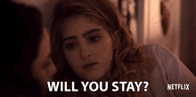 Will You Stay Willow Shields GIF - Will You Stay Willow Shields Serena Baker GIFs