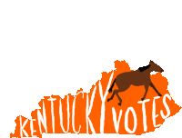 Vote Kentucky Votes Sticker - Vote Kentucky Votes Kentucky State Stickers