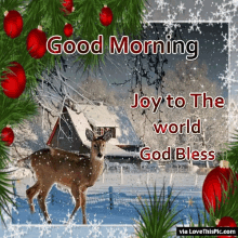 Good Morning Joy To The World GIF - Good Morning Joy To The World Christmas Music GIFs