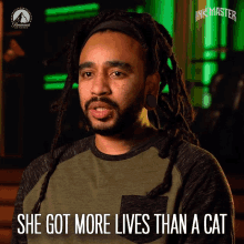 She Got More Lives Than A Cat Lucky GIF - She Got More Lives Than A Cat Lucky Invincible GIFs