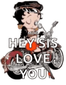 Betty Boop Motorbike GIF - Betty Boop Motorbike Wink GIFs