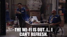 Superstore Mateo Liwanag GIF - Superstore Mateo Liwanag The Wi Fi Is Out GIFs