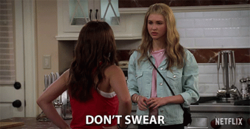 The perfect Dont Swear Isabel May Katie Cooper Animated GIF for your conver...