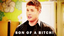 Jensen Ackles Son Of A Bitch GIF - Jensen Ackles Son Of A Bitch Dean Winchester GIFs