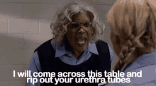 madea tyler perry urethra pissed threat