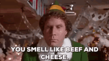 Elf Will Ferrell GIF - Elf Will Ferrell You Smell Like Beef And Cheese GIFs