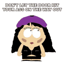 dont let the door hit your ass on the way out wendy south park toms rhinoplasty s1ep11