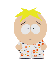 Anxious Butters Stotch Sticker - Anxious Butters Stotch South Park Stickers