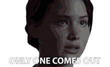 only one comes out victory challenge jennifer lawrence katniss everdeen only one comes out victory challenge jennifer lawrence katniss everdeen