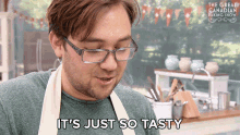 Its Just So Tasty The Great Canadian Baking Show GIF - Its Just So Tasty The Great Canadian Baking Show Gcbs GIFs