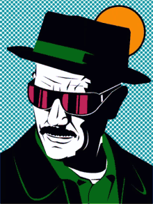 Breaking Bad Heisenberg Walter White GIF - Breaking Bad Heisenberg Walter White Graphic Art GIFs