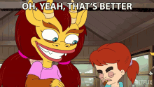 Oh Yeah Thats Better Jessi Glaser GIF - Oh Yeah Thats Better Jessi Glaser Connie The Hormone Monstress GIFs