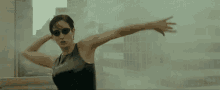 Throwing Knife - The Matrix GIF - The Matrix Matrix Carrie Anne Moss GIFs
