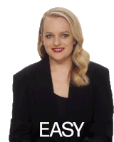 Easy Elisabeth Moss Sticker - Easy Elisabeth Moss Easy Peasy Stickers