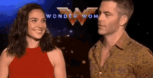 Gal Gadot Wonder Woman GIF - Gal Gadot Wonder Woman Chris Pine GIFs