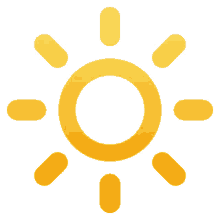 sun symbol symbols joypixels brightness increase brightness