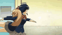 Anime Ataque Golpe En La Pared GIF - Anime Ataque Golpe En La Pared Smash GIFs