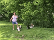 Walking Bassett Hounds Dogs GIF - Walking Bassett Hounds Bassett Hound Dogs GIFs